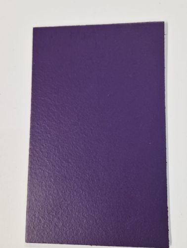 Pair Of Leather Horse Buckle Guards 1 Row - 3 Slots (Purple)